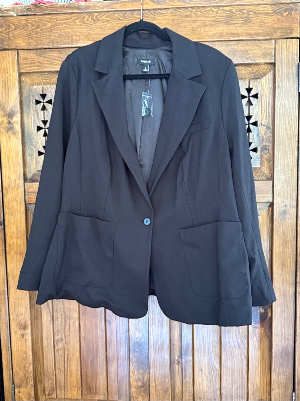 torrid Black Single-Button Blazer Jacket